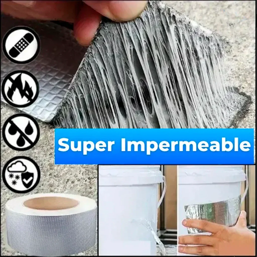 2X1 Cinta Sellado Super Resistente Lluvia Cero® - 10 cm x 5M