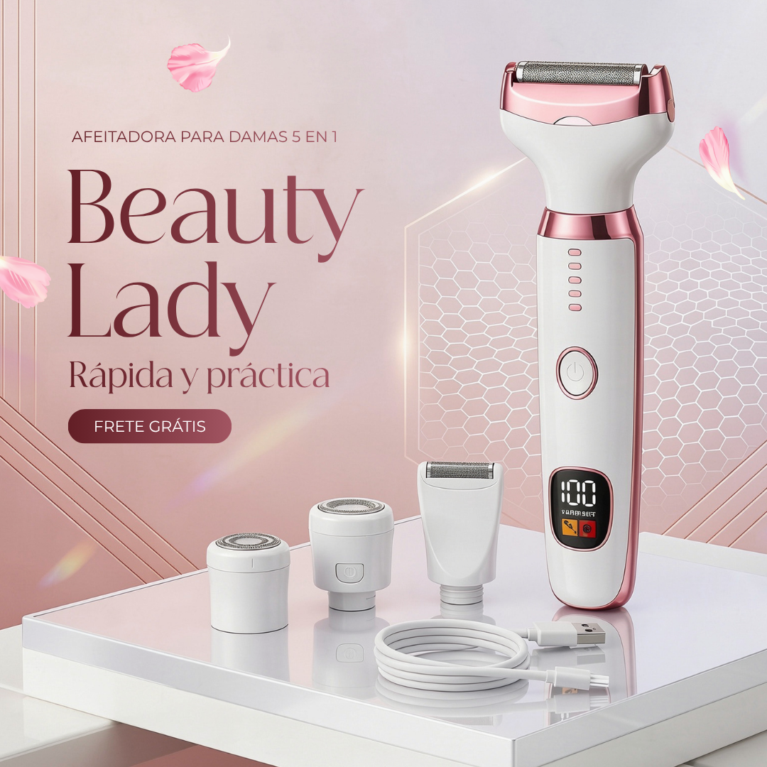 Beauty Lady - Afeitadora Para Damas 5 En 1