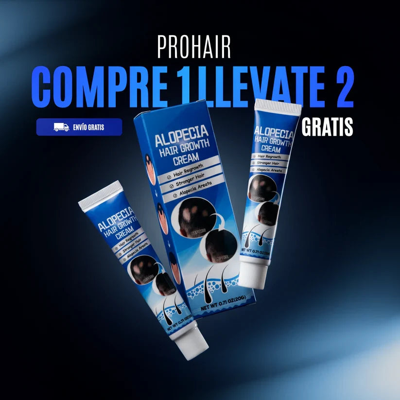 ProHair - Crecimiento Capilar Natural - Compre 1 Llevate 2 GRATIS 🎁