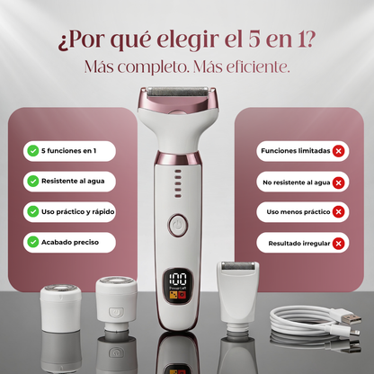 Beauty Lady - Afeitadora Para Damas 5 En 1