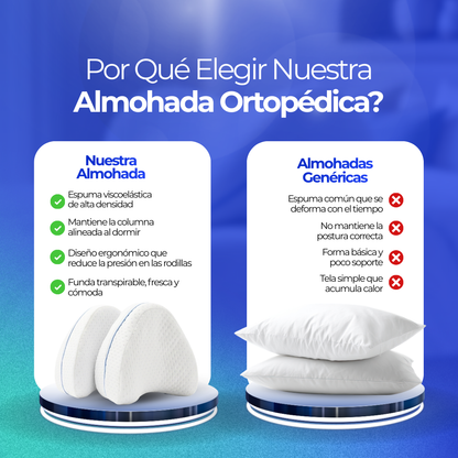 Ortho Bueno - Almohada Ortopédica - Compre 1 Llevate 2 GRATIS 🎁