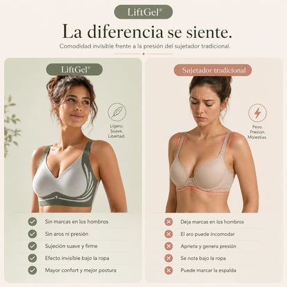 LiftGel® - Sujeción Cómoda e Invisible Bajo la Ropa - Compra 1 y Llévate 2