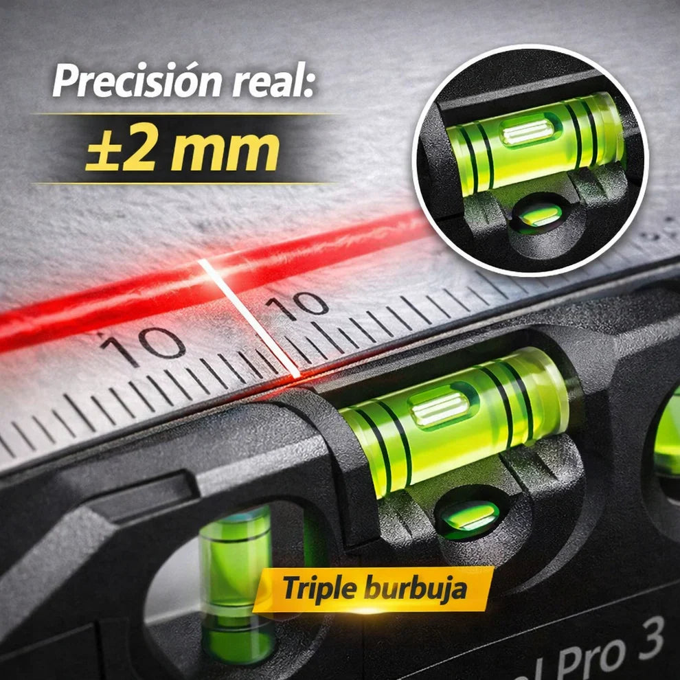 Fixit Level Pro 3™ | Nivelador Laser Profesional 2.5m