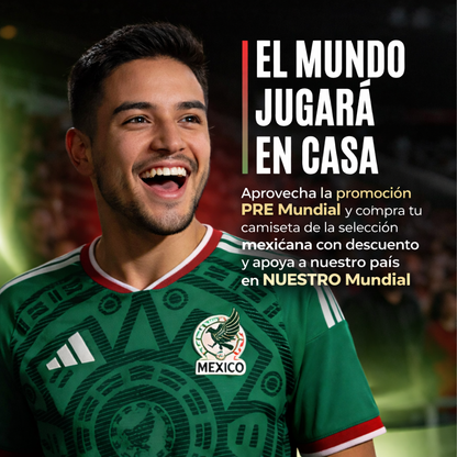Jersey Selección Mexicana - Mundial 2026 Unissex