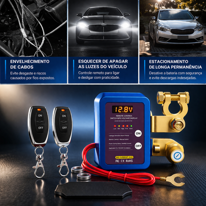 AutoLock Pro™ | Protección Inteligente Contra Robo y Descarga de Batería + 2 Controles Gratis
