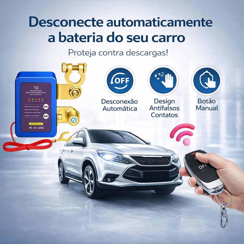 AutoLock Pro™ | Protección Inteligente Contra Robo y Descarga de Batería + 2 Controles Gratis
