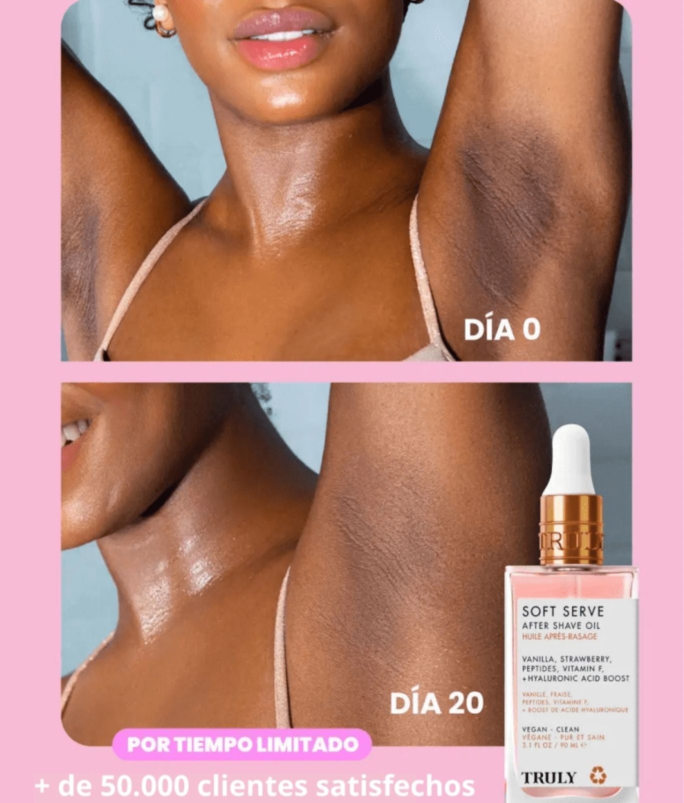 ACEITE TRULY ORIGINAL - Aclara, Hidrata y Suaviza tu zona íntima y axilas - ÚLTIMAS UNIDADES EN STOCK