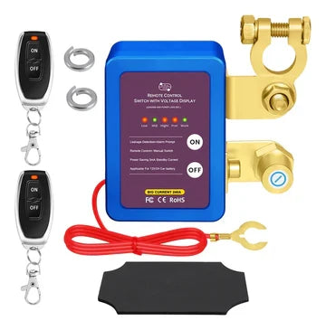 Interruptor de Apagado para Batería de Carro con Control Remoto OurSecurity®