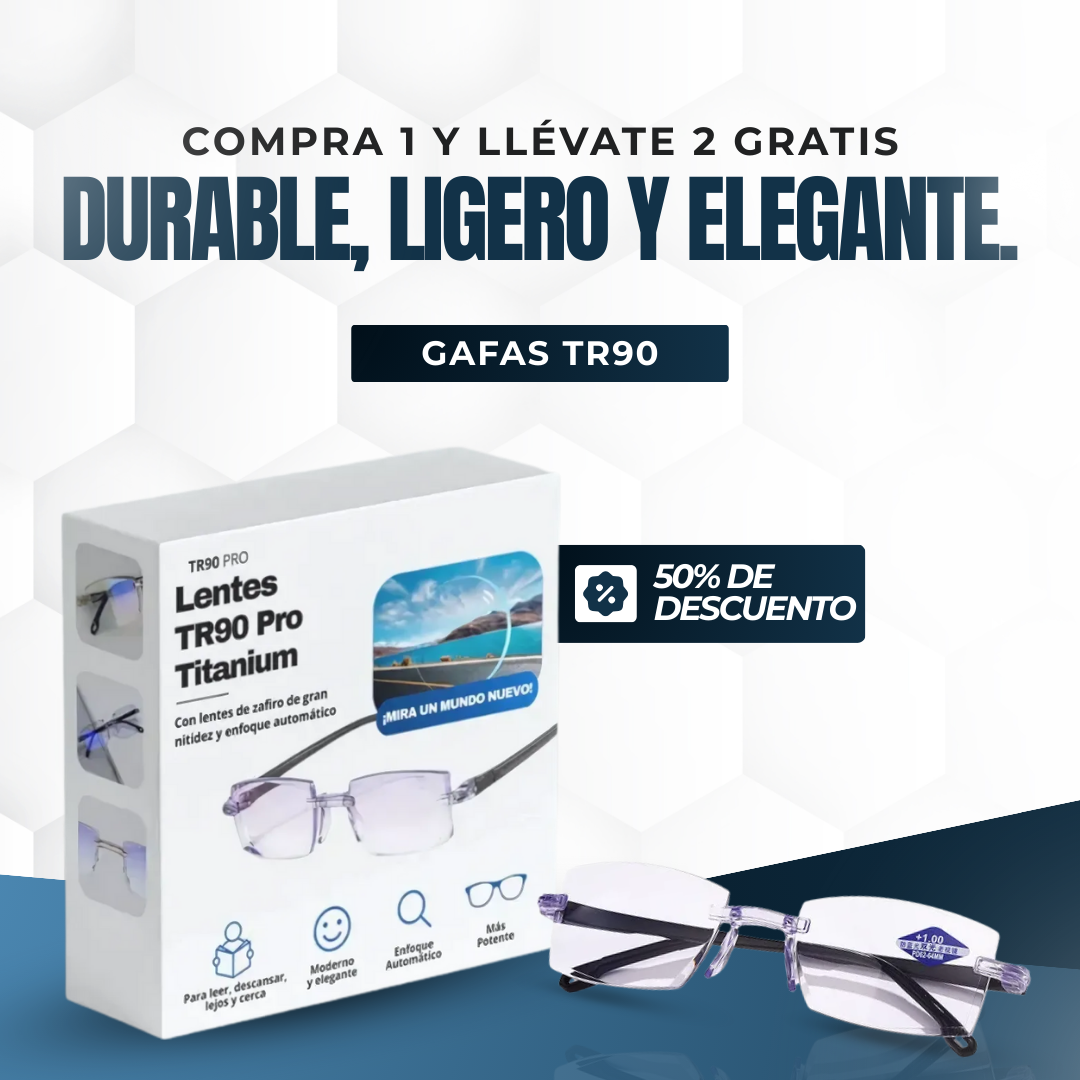 Gafas TR90 Fotocromaticas - Compra 1 y Llévate 2 GRATIS 🎁