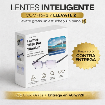 LENTES TR90 COMPRE 1 y LLEVASE 2 LENTES + ESTUCHE y PAÑO CORTESÍA