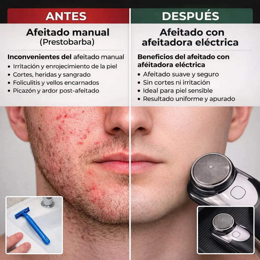 ProBarber - Mini Afeitadora Profesional - Compra 1 y Llévate 2 GRATIS 🎁🎁