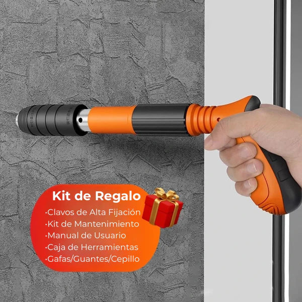 Pistola Fijadora de Clavos Portátil (Kit Protector y Clavos Gratis🎁)