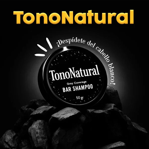 Jabón TonoNatural – Elimina el Cabello Blanco, Restaura el Color Natural y Recupera Tu Juventud