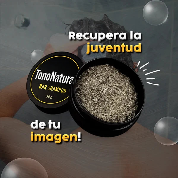 Jabón TonoNatural – Elimina el Cabello Blanco, Restaura el Color Natural y Recupera Tu Juventud