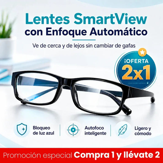 LENTES ONE POWER - COMPRE 1 y LLÉVATE 2 - Ajuste Automático para Ver de Cerca y de Lejos