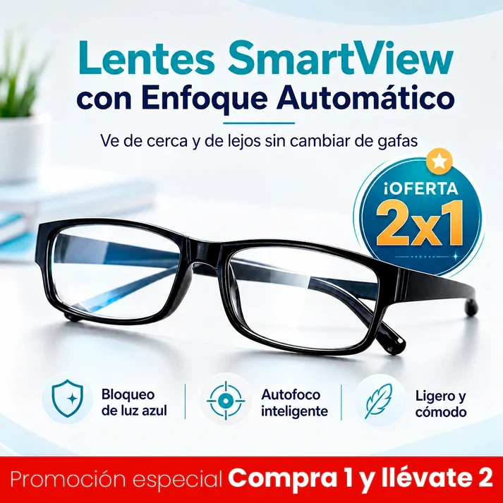 (2x1) Lentes Autoajustables 👉 Ve de Cerca y de Lejos