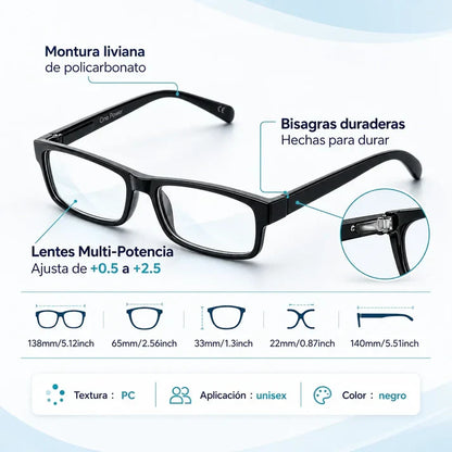 (2x1) Lentes Autoajustables 👉 Ve de Cerca y de Lejos