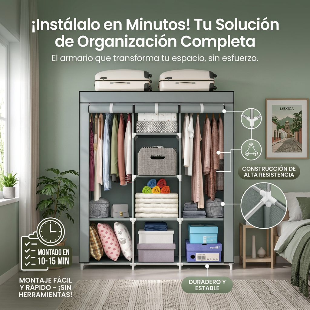 ClosetPro™ | El Armario Plegable Importado de Estados Unidos