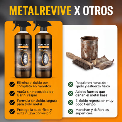 MetalRevive Spray 120ml Removedor de Óxido Rápido - Compra 1 y Llévate 2